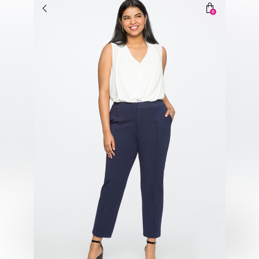 ELOQUII The Ultimate Stretch Slim Leg Pant